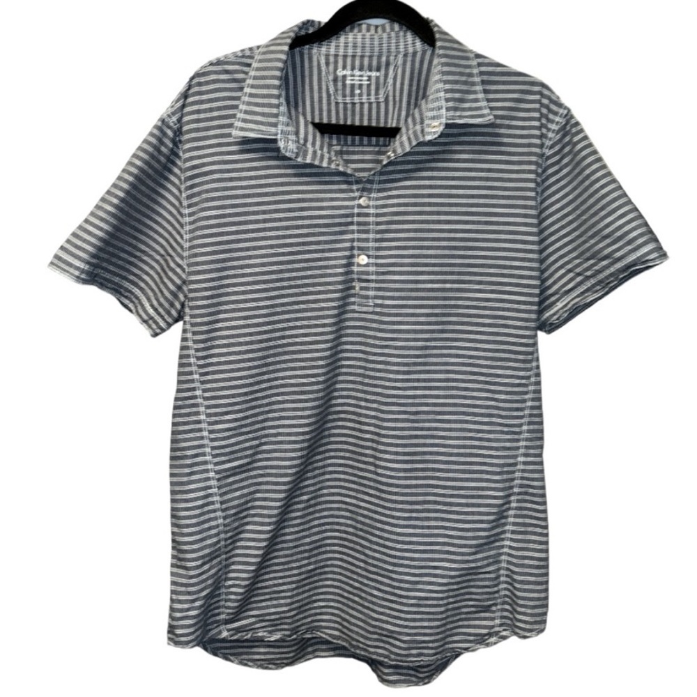 Ck 100%Cotton Collared Shirt